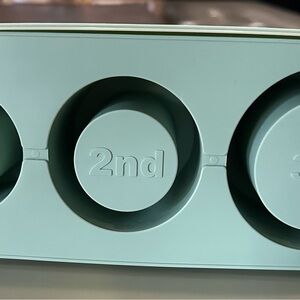 Mint Green Ice Ring Maker for Water Bottles